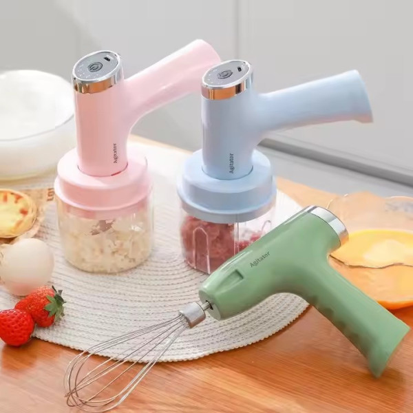 Портативный миксер Agitator RD-138 с аккумулятором и USB зарядкой