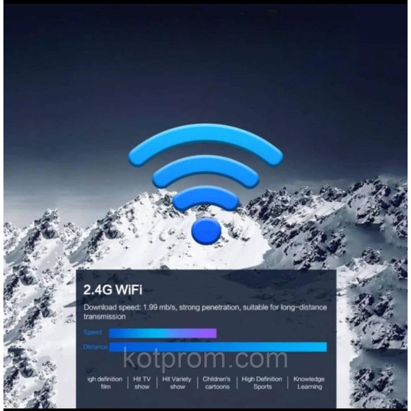 Смарт ТВ приставка X98H PRO 4/64 ГБ, Android 12, WiFi 6, 4K HDR, HDMI IN/OUT, Bluetooth