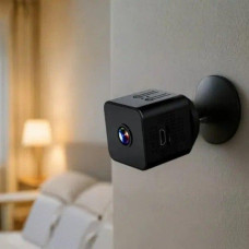 IP видеокамера P7-X6D компактная Wi-Fi камера безопасности с ночным видением для комнаты