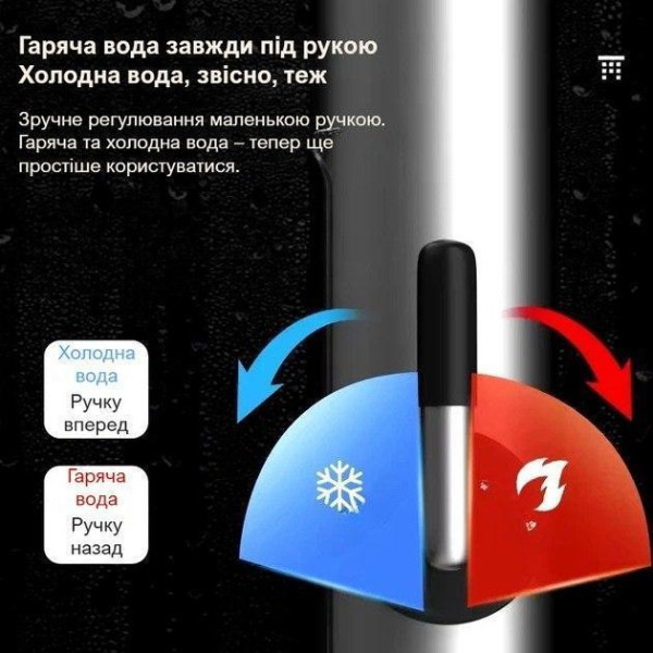 Смеситель с подогревом воды 3000 Вт проточный нагреватель с дисплеем поворотный