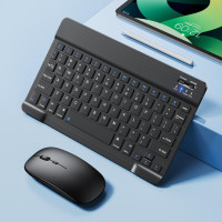 Клавиатура и мышь AND 5370 беспроводной Bluetooth комплект для ноутбука черный