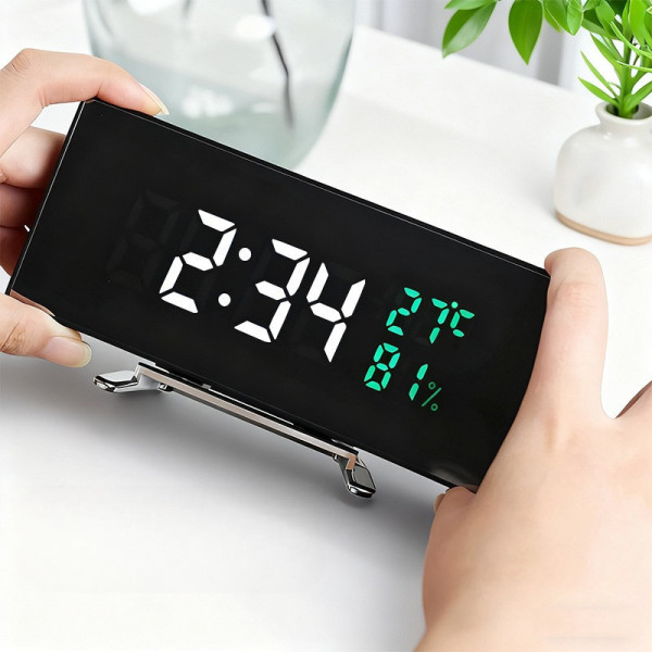 LED часы 6508 RuiJiao цифровые настольные с датой влажностью и температурой