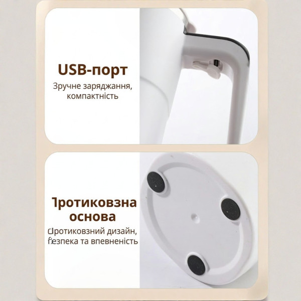 Чашка самопомешивающаяся JB-01 380 мл с LCD термометром и зарядкой