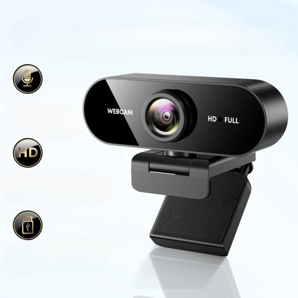 USB веб-камера Q8 Full HD камера с микрофоном для компьютера и видеосвязи