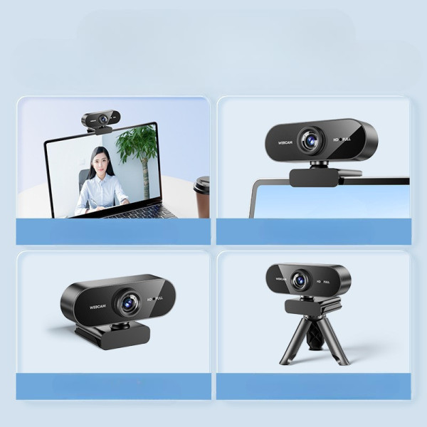 USB веб-камера Q8 Full HD камера с микрофоном для компьютера и видеосвязи