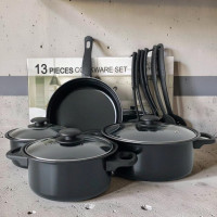 Посуда кухонная Royal Mark LY-381 комплект 13 предметов кастрюли и сковороды