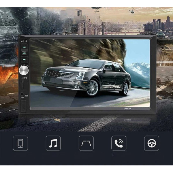 Магнитола CAR MP5 7012B 2DIN сенсорный экран FM AUX видео