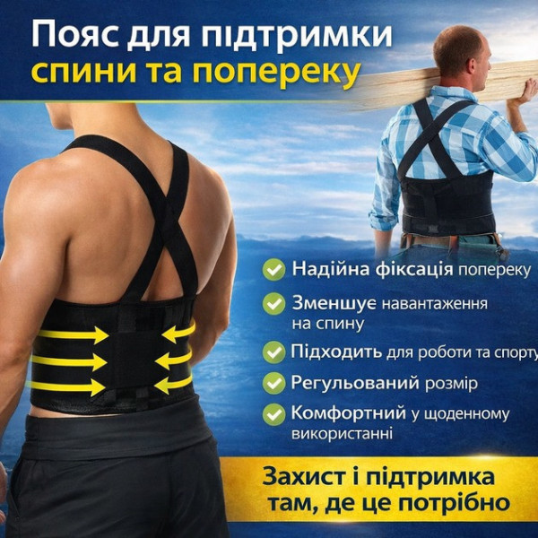 Ортопедический пояс Belt XL-1619 поддержка спины и позвоночника