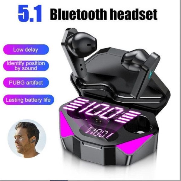 Bluetooth наушники X15 AND HA-137 TWS гарнитура с зарядным кейсом