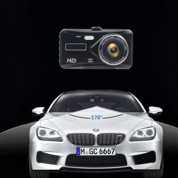 Видеорегистратор для авто BT-100 2 камеры Full HD 1080p запись салона и заднего вида
