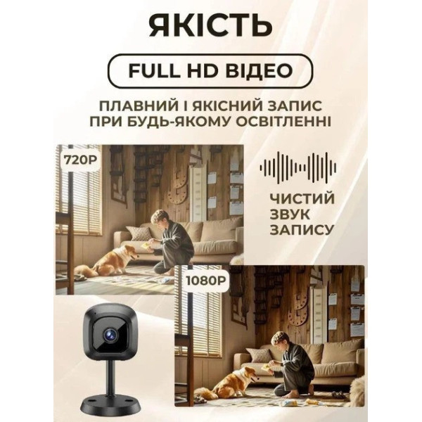 Мини камера AND 672 AM100 беспроводная IP видеонаблюдение