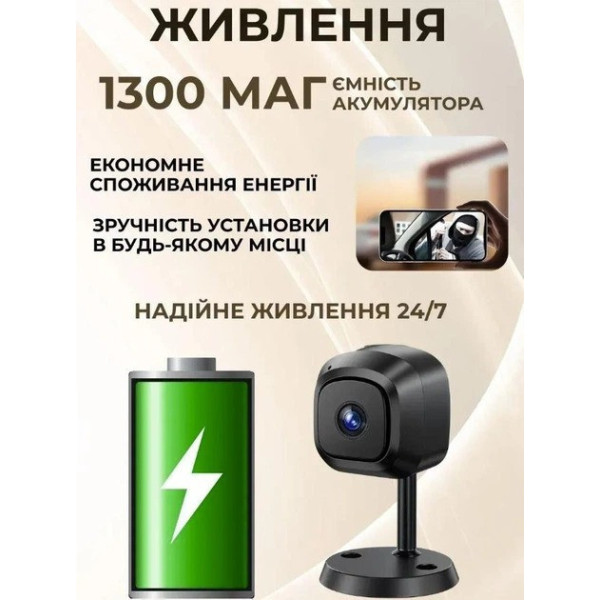 Мини камера AND 672 AM100 беспроводная IP видеонаблюдение