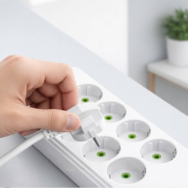 Разветвитель розеток D10 10 гнезд с USB Type-C зарядная станция 5 м