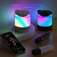 Акустика портативная K19 Bluetooth колонка с подсветкой и микрофоном