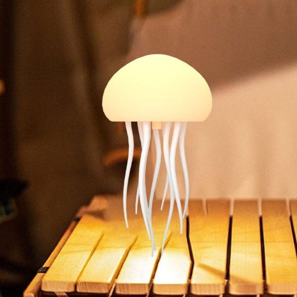 Светильник ночник RGB медуза настольный декоративный LED