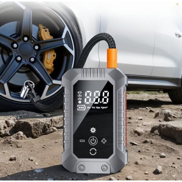 Автокомпрессор ST-5545 15000 mAh с функцией запуска двигателя