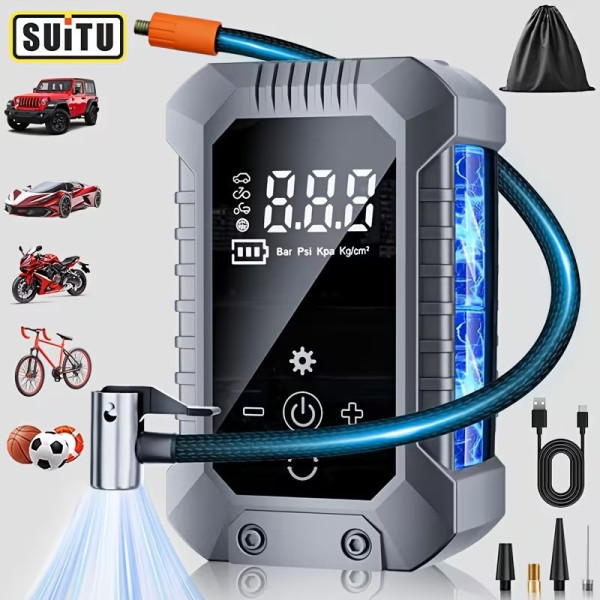 Автокомпрессор ST-5545 15000 mAh с функцией запуска двигателя