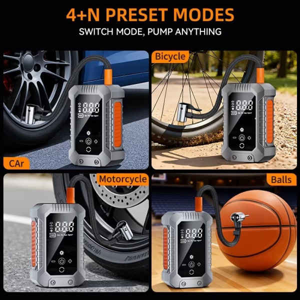 Автокомпрессор ST-5545 15000 mAh с функцией запуска двигателя