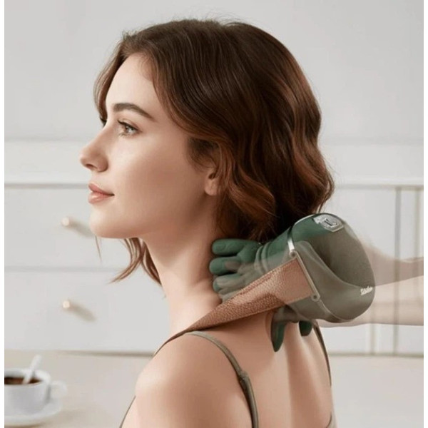 Массажер для спины Shoulders & Neck шиацу электрический беспроводной с прогревом