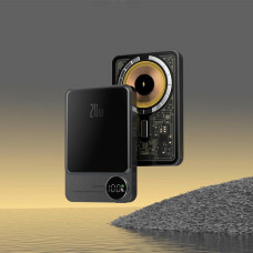 Внешний аккумулятор Q9 5000 mAh беспроводной power bank Type-C быстрая зарядка