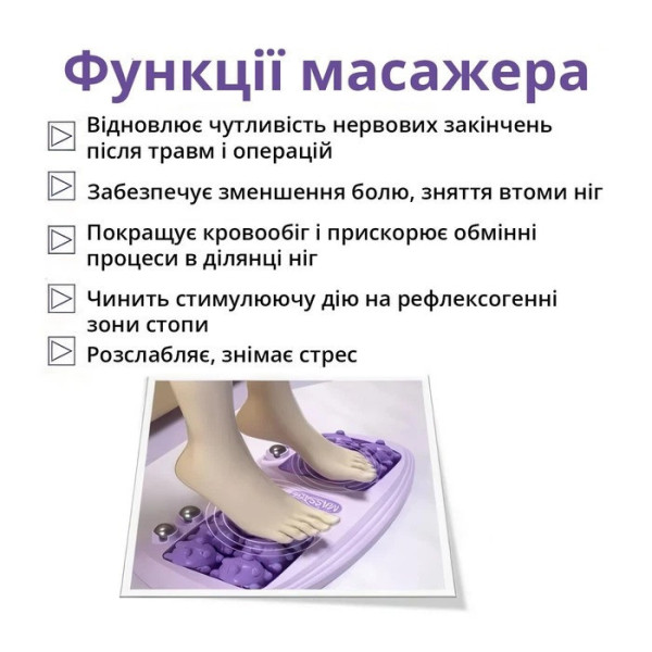 Массажер для ступней Cat Claw Style 12 роликов магнитный для ног