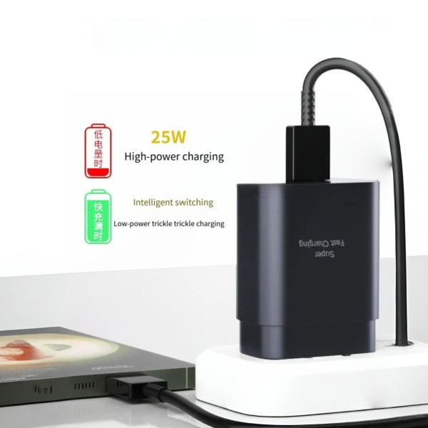Зарядное USB-C 25W PD 9173 блок питания для смартфонов и планшетов