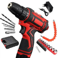 Шуруповерт KRAFFTEC 24V аккумуляторный с комплектом насадок для работ