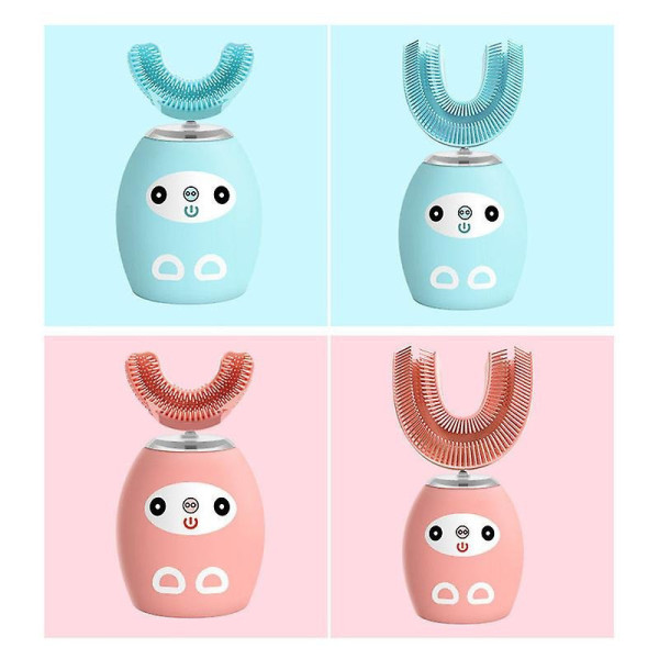Зубная щетка U-shaped детская электрическая силиконовая