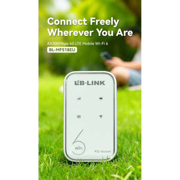 Wi-Fi роутер LB-LINK BL-MF518EU портативный 4G LTE маршрутизатор для дома и путешествий