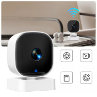 Wi-Fi камера K7 1080P мини камера наблюдения для дома белая