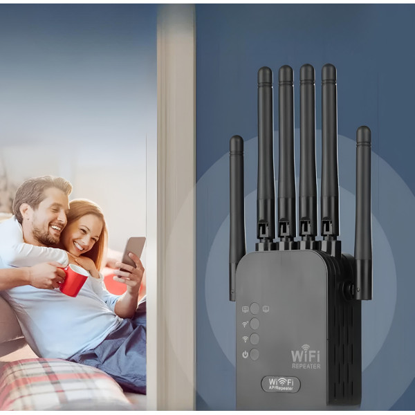 Усилитель интернета Wi-Fi репитер для дома квартиры расширитель сигнала