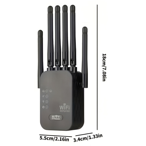 Усилитель интернета Wi-Fi репитер для дома квартиры расширитель сигнала