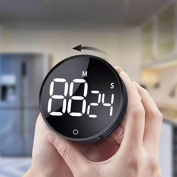 Цифровой таймер с дисплеем LED магнитный для кухни секундомер и отсчет