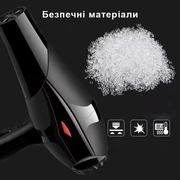 Фен для укладки SOKANY HS-3890 2300Вт с ионизацией и комплектом насадок
