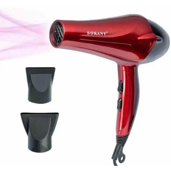 Фен для укладки SOKANY SK-2211 2400Вт с ионизацией концентратор диффузор
