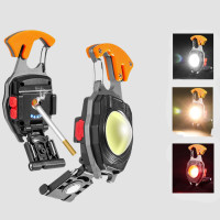 Карманный фонарь W5147 LED брелок с магнитом и креплением