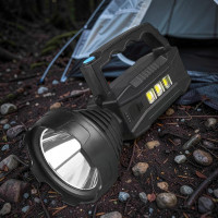 Кемпинговый фонарь CX-8809 аккумуляторный с солнечной панелью, LED прожектор USB