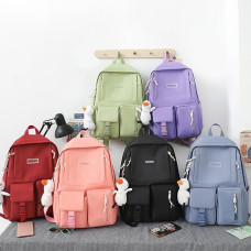 Комплект рюкзак 4в1 школьный портфель сумка и аксессуары для подростка