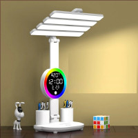 Светодиодная лампа KRX-104 настольная RGB с вентилятором и дисплеем