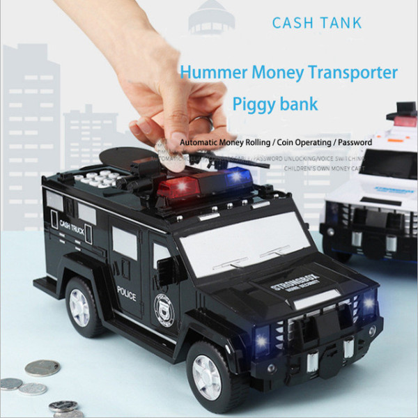 Машина копилка Money Box Toy с Кодовым Замком и Отпечатком Пальца