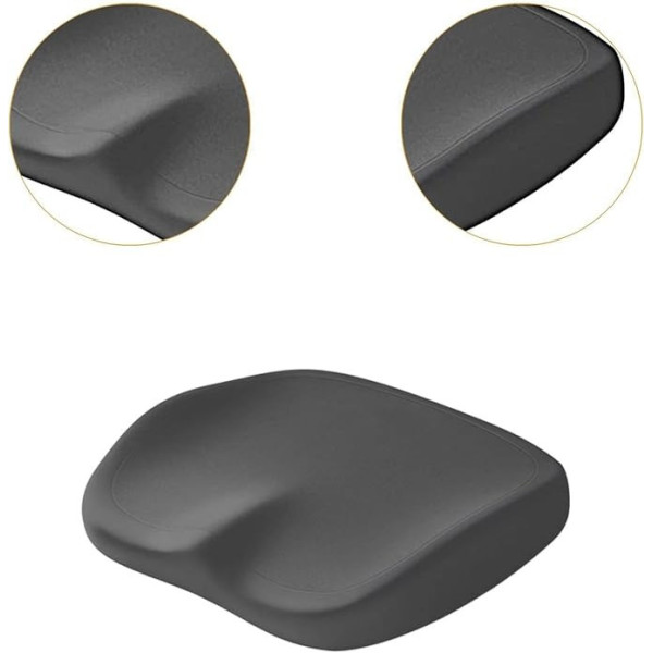 Анатомическая подушка сиденье авто офис memory foam для спины и копчика противоскользящая поддержка