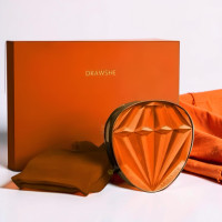 Кушон Drawshe сияющий тональный трехцветный увлажняющий Orange сменный блок эффект блеска
