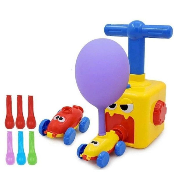 Детская игрушка аэромашинка HA-155 с воздушным шариком и насосом развивающий набор для детей от 3 лет