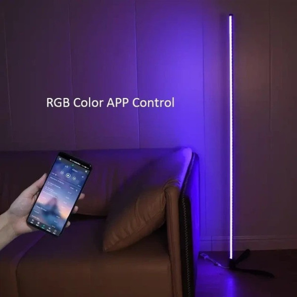 Светодиодный торшер RGB HA-10 HA-100 1,4 м напольный с пультом для спальни и гостиной