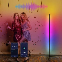 Светодиодный торшер RGB HA-10 HA-100 1,4 м напольный с пультом для спальни и гостиной