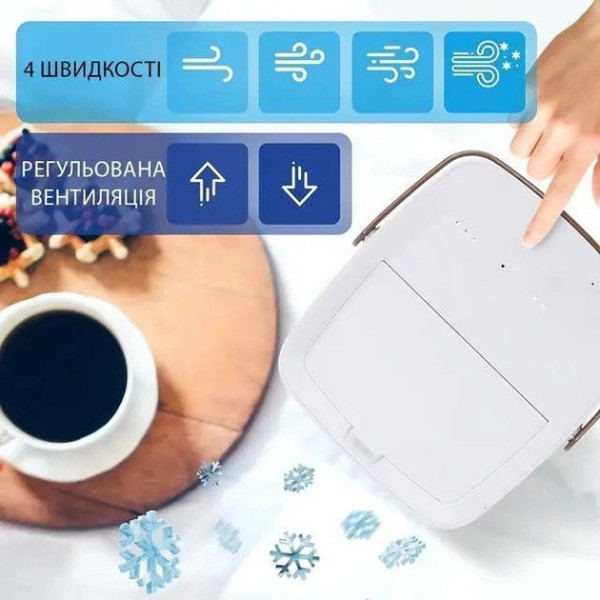 Охладитель воздуха Arctic Air Cooler XL-1375, мини кондиционер с увлажнителем, LED подсветкой и USB питанием