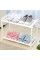 Полка-органайзер Kitchen Rack 38–70 см, регулируемый стеллаж для хранения под раковину на кухне, белый