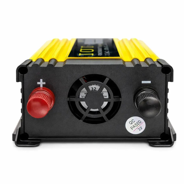 Инвертор напряжения KSM 1000W 12V LCD + 2 USB преобразователь 12В 220В автомобильный с экраном