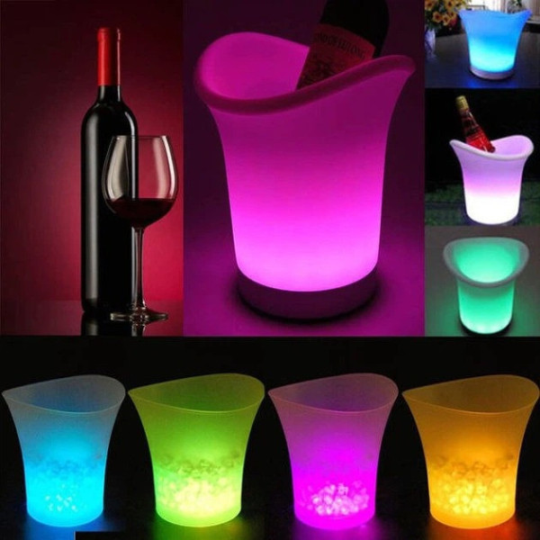 Барное ведро Bucket Light LED Bluetooth колонка USB для охлаждения напитков и вечеринок дома 110з