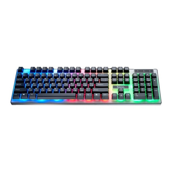 Геймерский набор HOCO GM18 клавиатура мышь RGB проводной 104 клавиши для игр